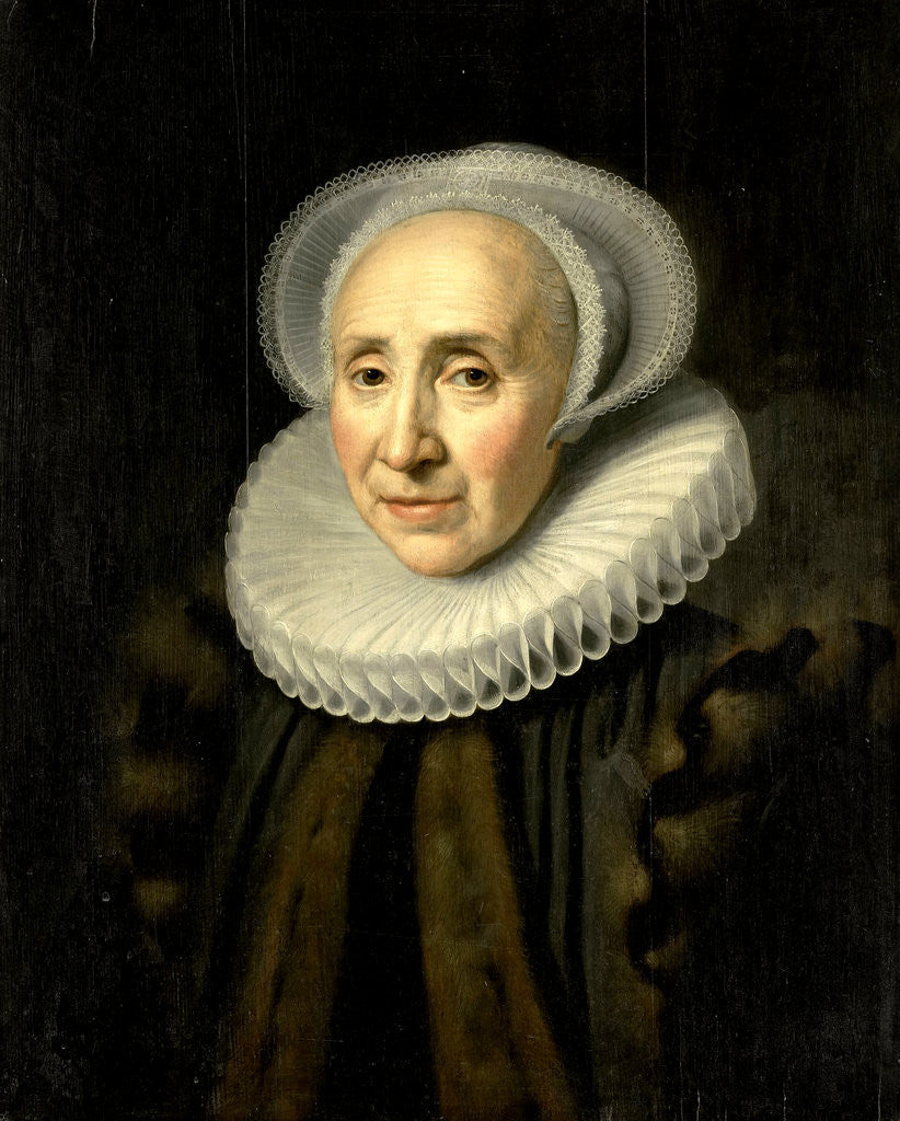 Detail of Portrait of Volckera Claesdr Knobbert, Volckera Nicolai Duyst, called Knobbert, Wife of Paulus van Beresteyn by Workshop of Michiel Jansz van Mierevelt