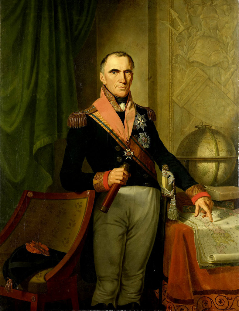 Detail of Jonkheer Theodorus Frederik van Capellen by Cornelis van Cuylenburgh II
