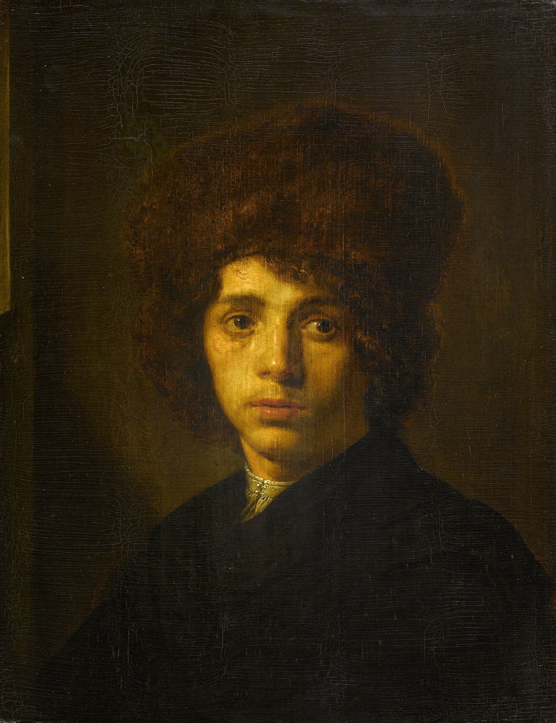 Detail of Young Man in Fur Cap by David Bailly