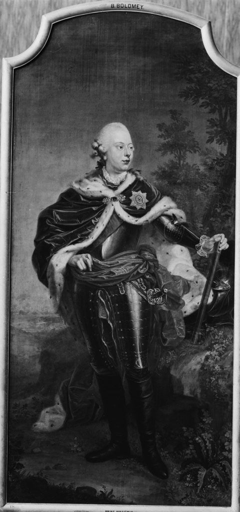 Detail of William V, Prince of Orange-Nassau by Benjamin Samuel Bolomey