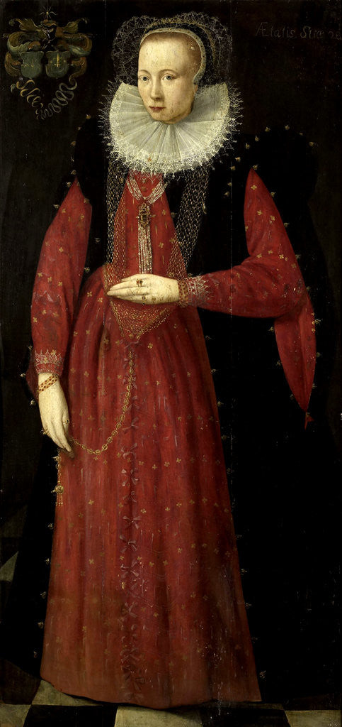 Detail of Portrait of Doedt van Holdinga, 1570-1646 by Anonymous