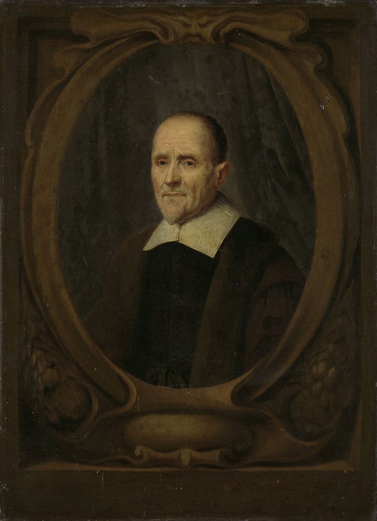 Detail of Portrait of Cornelis Fransz Eversdijck, Mathematician and Auditor of the Exchequer of Zealand by Willem Eversdijck