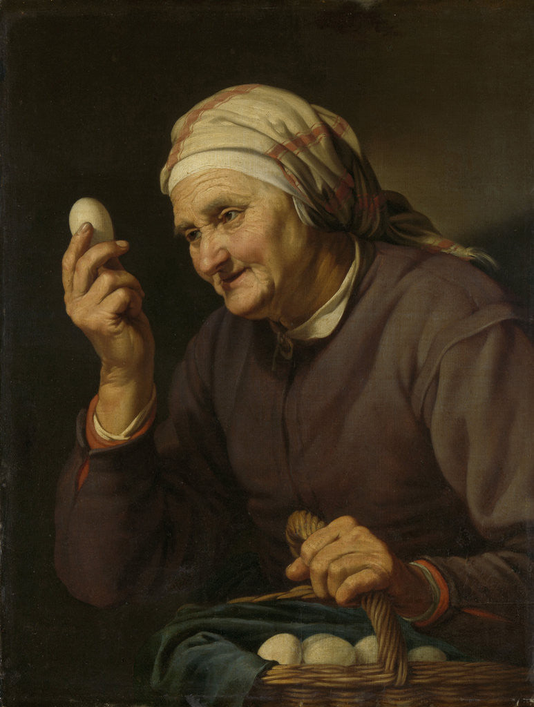 Detail of The Egg Seller by Hendrick Bloemaert