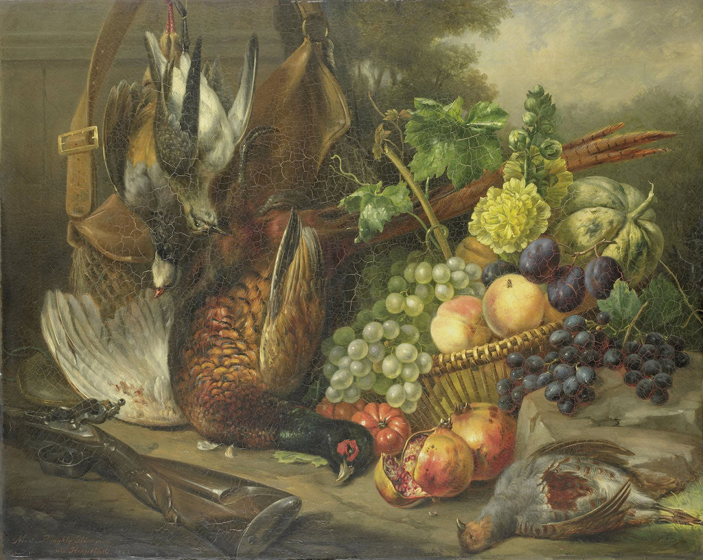 Detail of Still life by Elisabeth Iosetta Burgklij Glimmer-Hoopstad