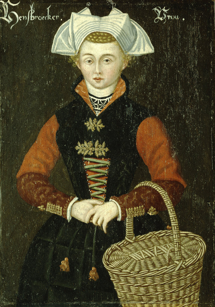 Detail of Woman from Hensbroek, The Netherlands by Anonymous