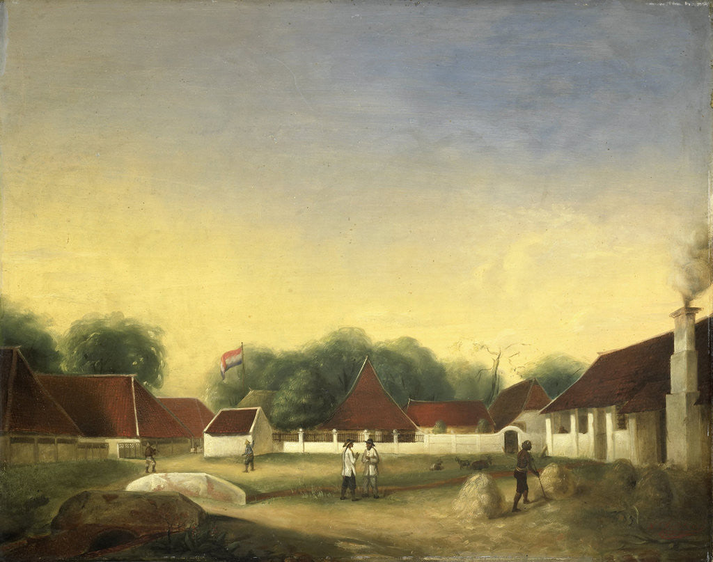 Detail of Sugar Mill on Java Indonesia by H.Th. Hesselaar