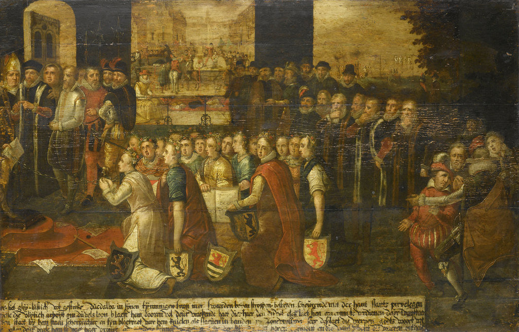 Detail of Allegory of the Tyranny of the Duke of Alba in the Netherlands by Anonymous