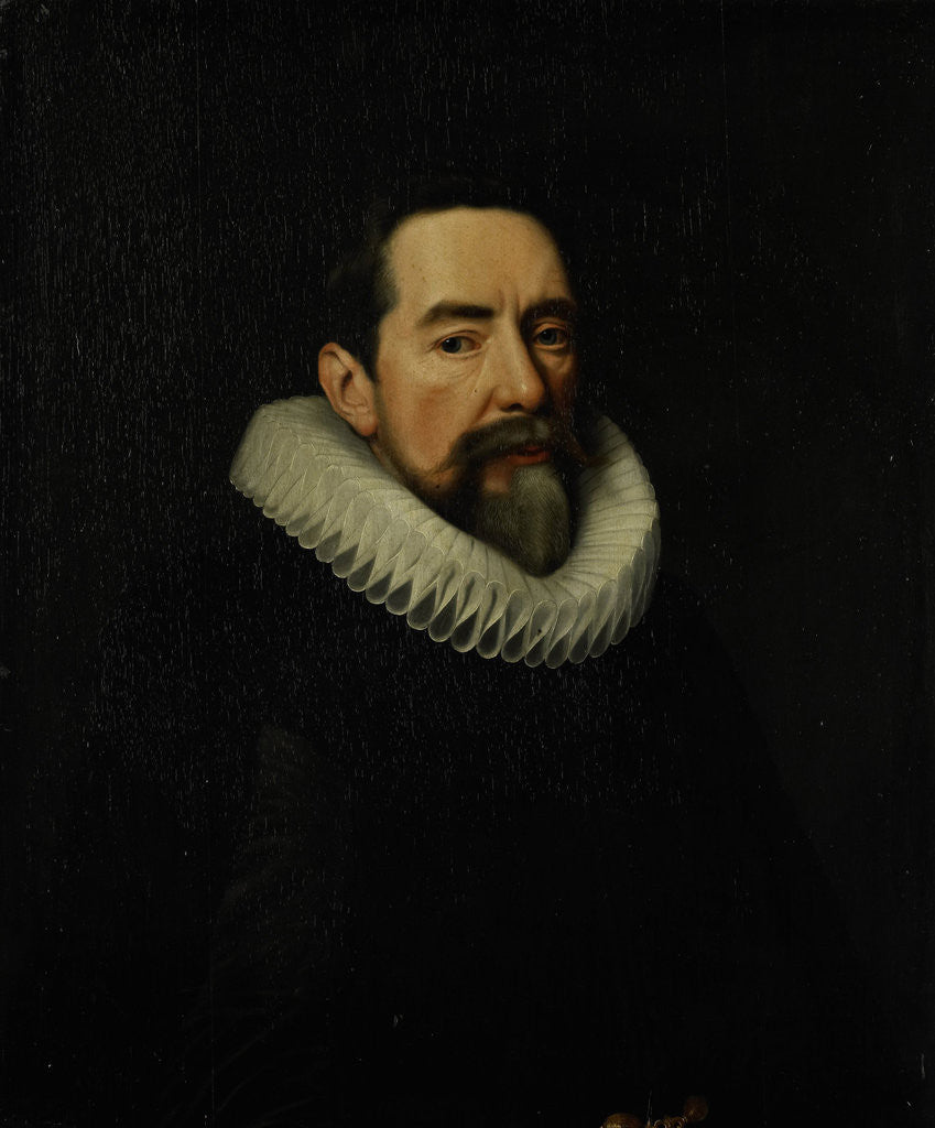 Detail of Portrait of a Man by Follower of Cornelis van der Voort