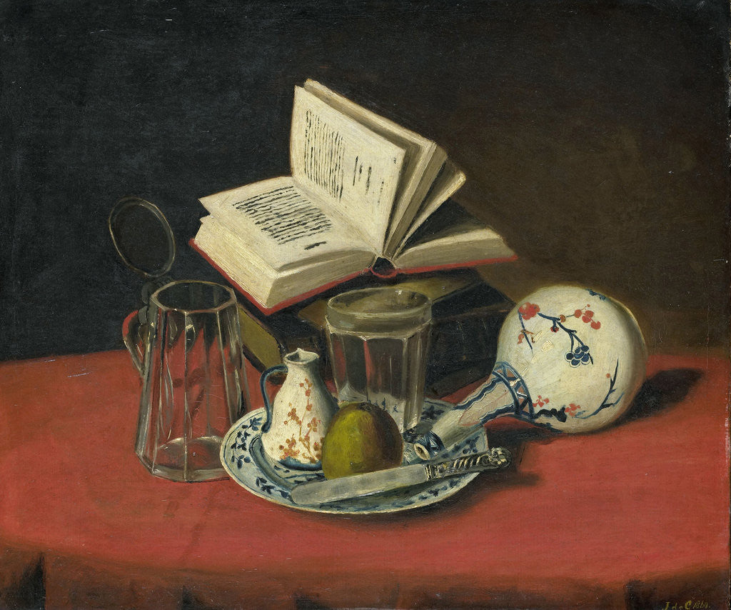 Detail of Still life by J. de Clercq