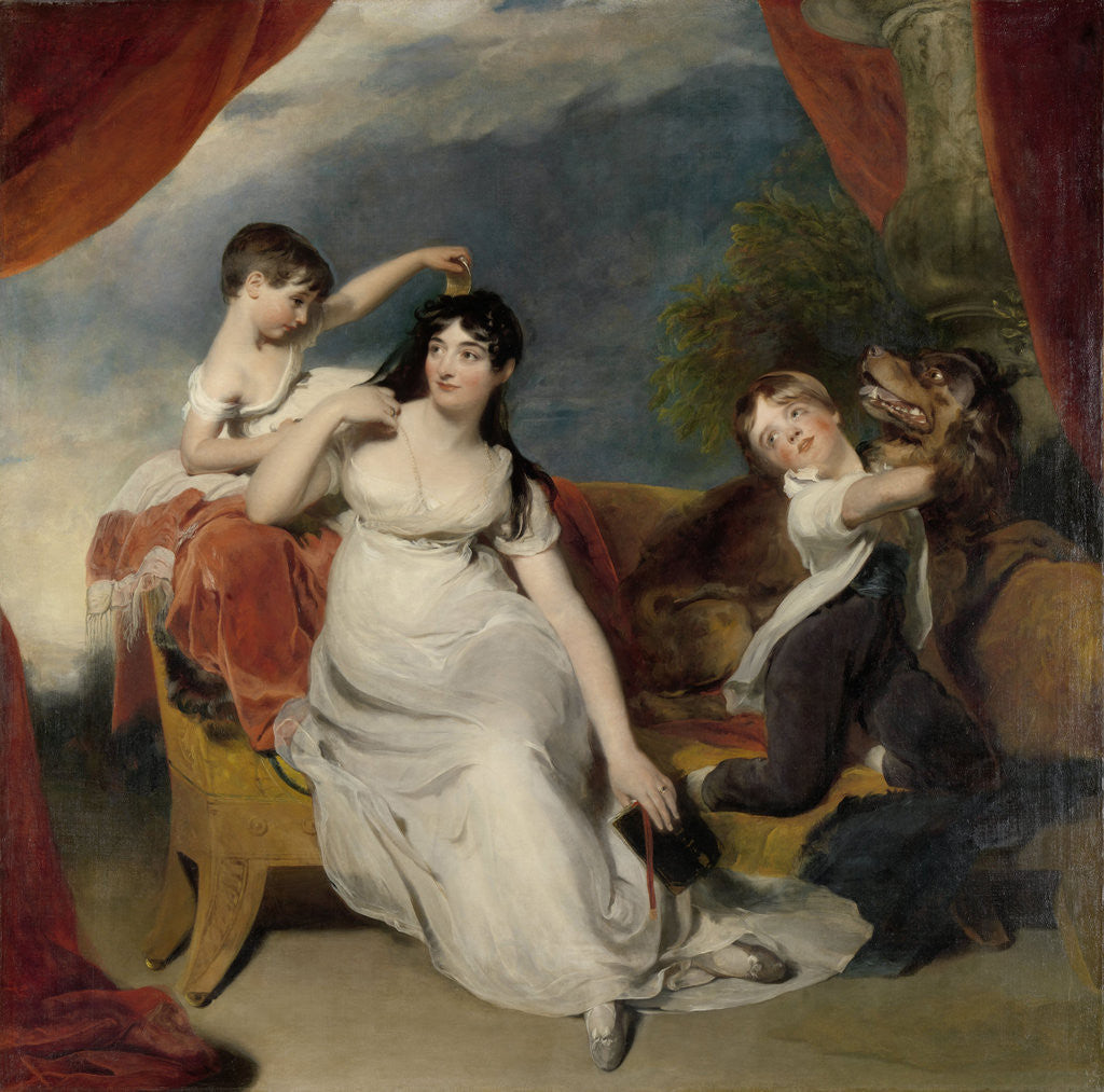Detail of Maria Mathilda Bingham with Two of her Children by Thomas Lawrence