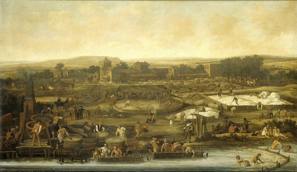 Detail of Wool Making by Pieter de Molijn