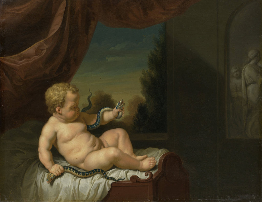 Detail of The Infant Hercules with a Serpent by Pieter van der Werff