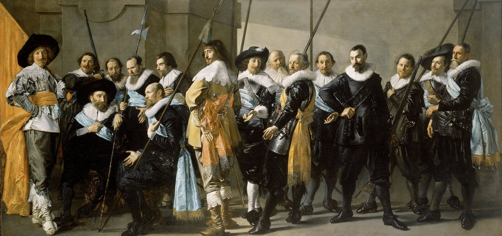Detail of Militia Company of District XI under the Command of Captain Reynier Reael, Known as ‘The Meagre Company’, Frans Hals by Pieter Codde