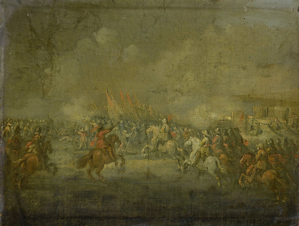 Detail of A Cavalry Skirmish by Anonymous