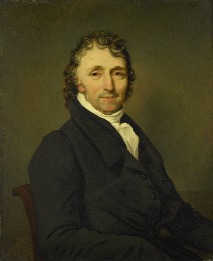 Detail of Portrait of Clemens van Demmeltraadt, Surgeon in Amsterdam by Louis Moritz