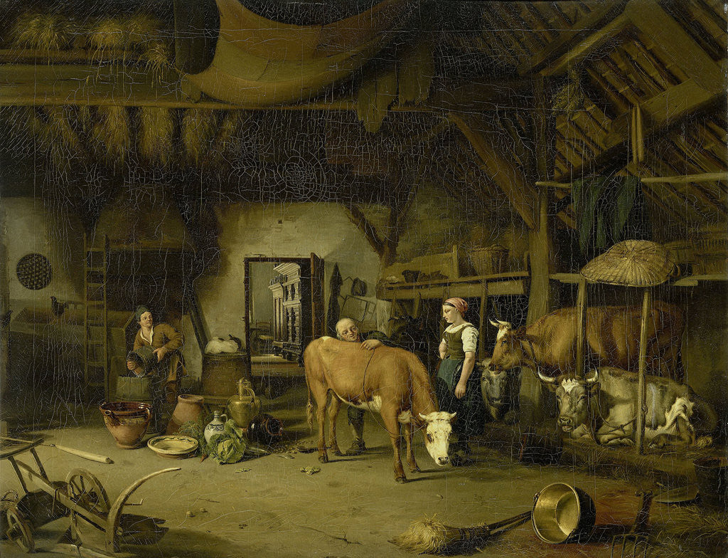 Detail of Peasant Interior by James de Rijk
