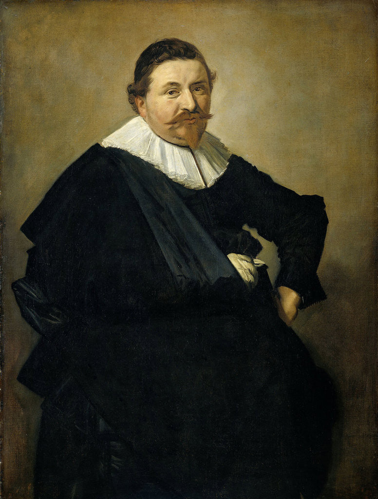 Detail of Portrait of Lucas de Clercq by Frans Hals