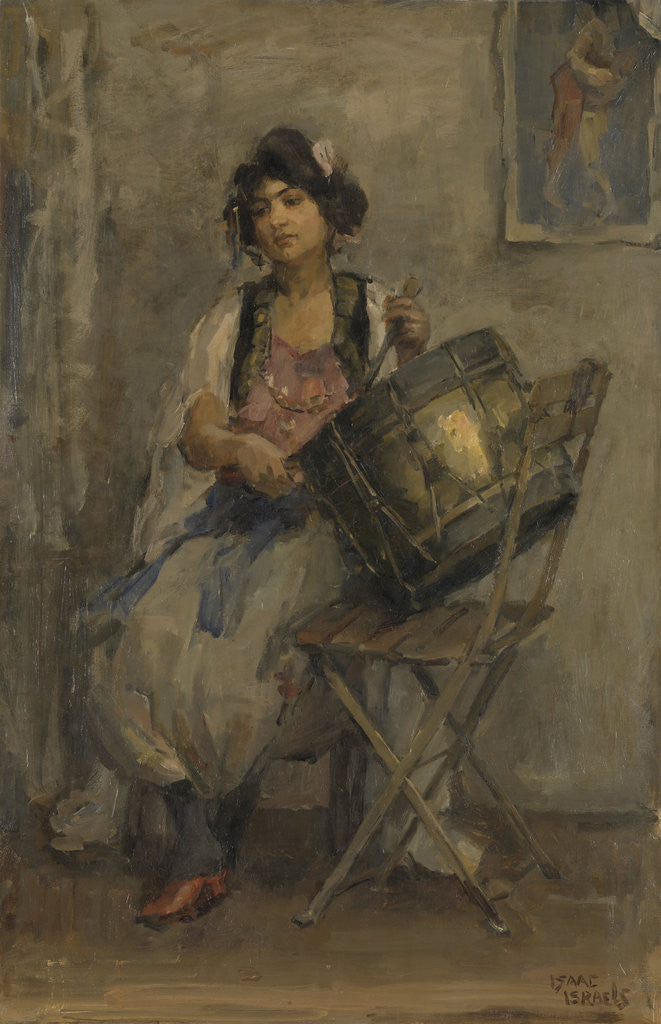Detail of The Lady Drummer by Isaac Israels