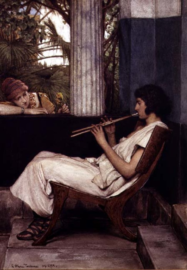 Detail of Music Hath Charms by Lawrence Alma-Tadema