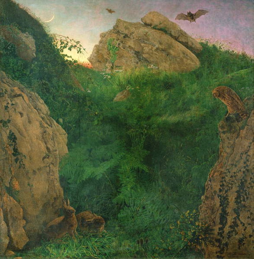 Detail of Twilight by William J. Webbe or Webb