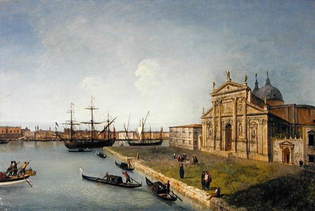 Detail of The Bacino di San Marco from San Giorgio Maggiore by Michele Marieschi