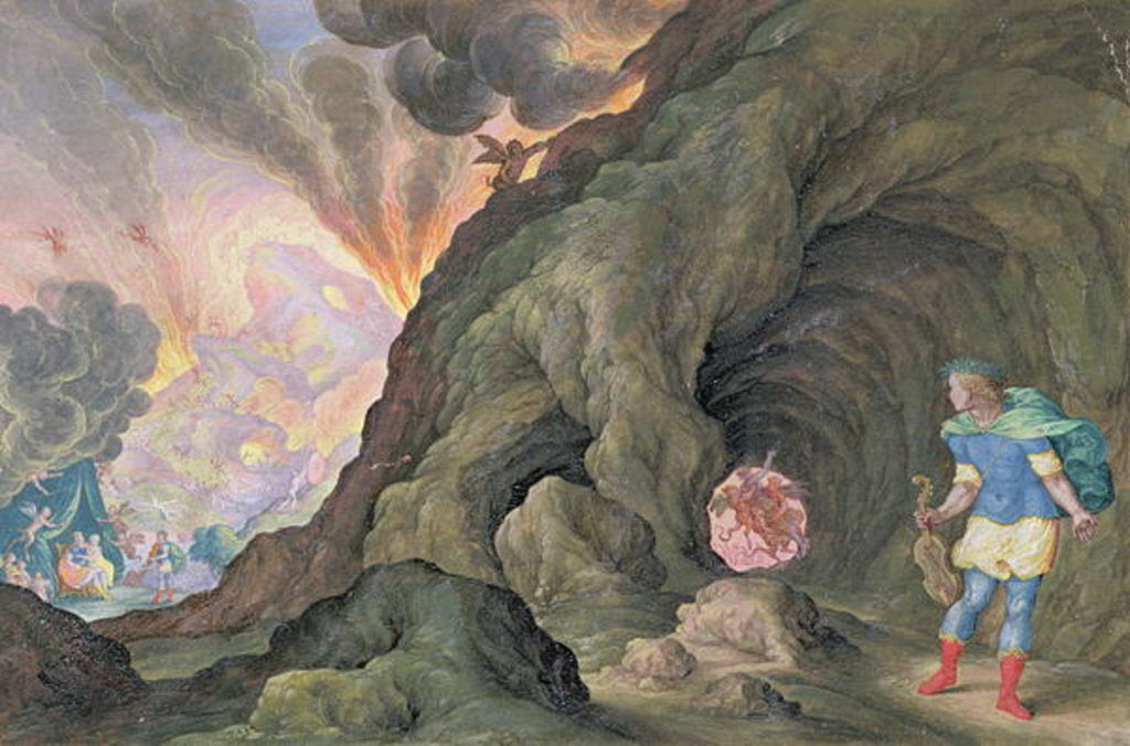 Detail of Orpheus in Hades, 1643 by Friedrich Brentel