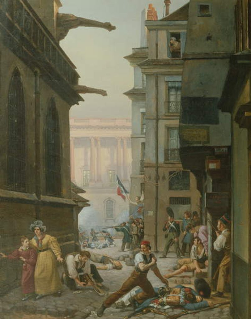 Detail of Episode of 29th July 1830, in the Morning, 1831 by Paul Carpentier