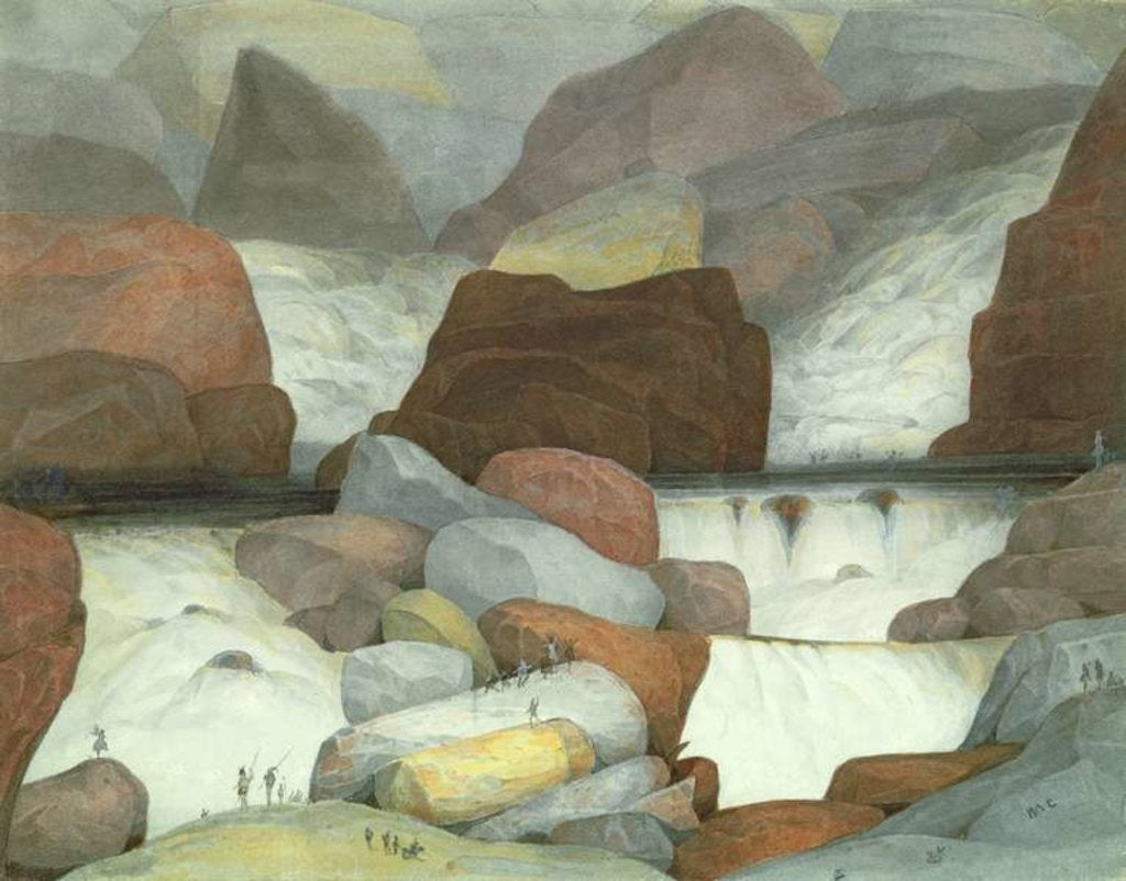 Detail of Watersprites in a Stream, c.1865 by General John Chamberlayne