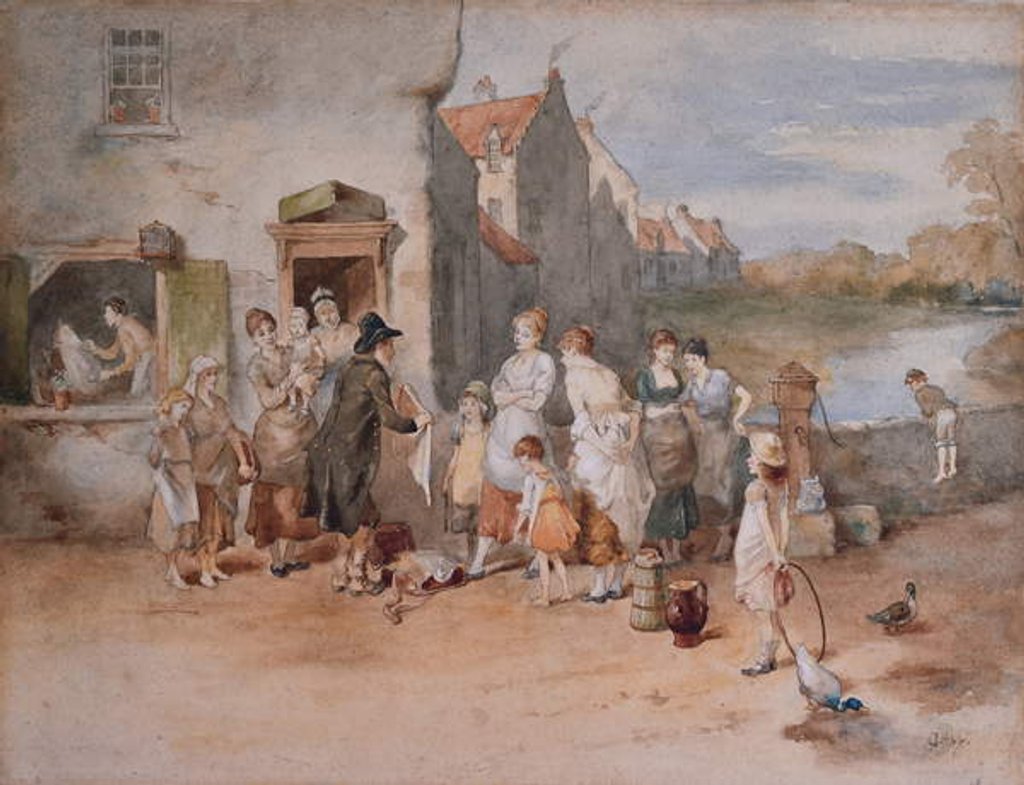 Detail of Selling his Wares by George Hay