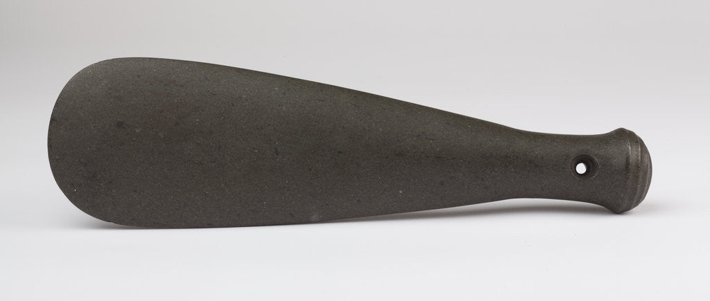 Detail of Maori basalt or greywacke mere by Anonymous