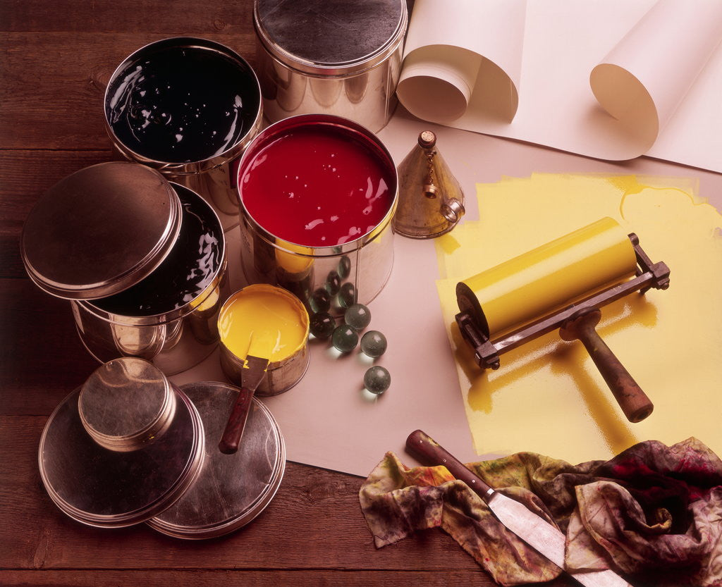 Detail of Printing Materials by Anonymous