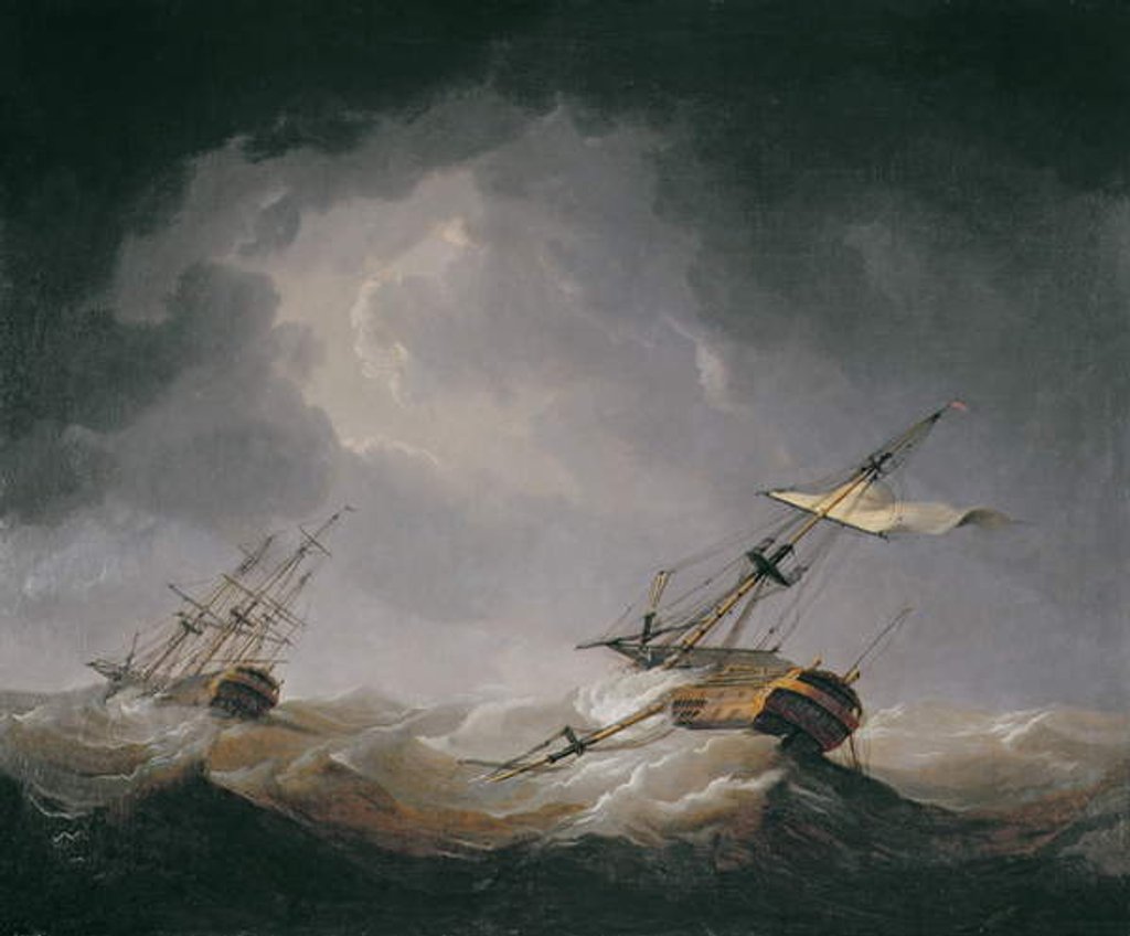 Detail of Dismasted by Charles Brooking