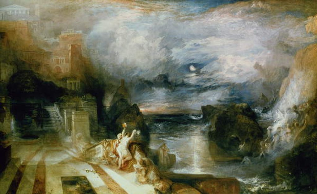Detail of The Parting of Hero and Leander by Joseph Mallord William Turner