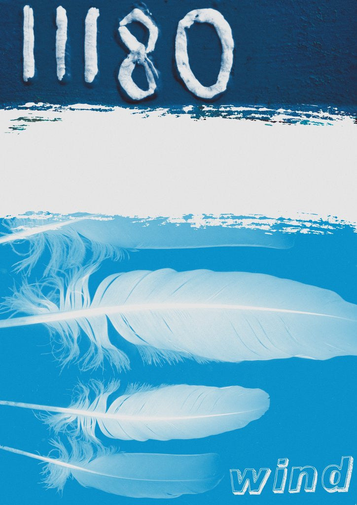 Detail of Graphic Representation of Wind by Anonymous