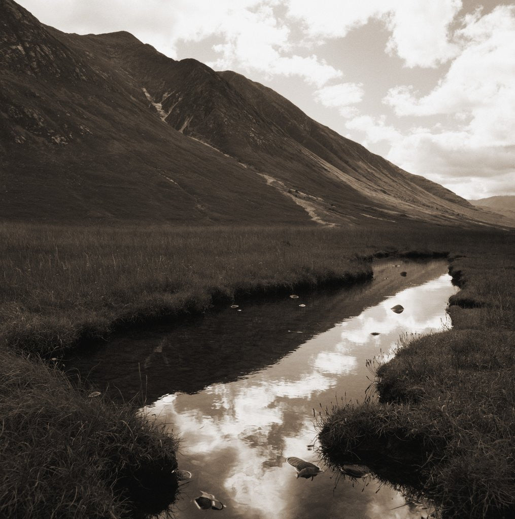 Detail of River in Glacial Valley by Anonymous