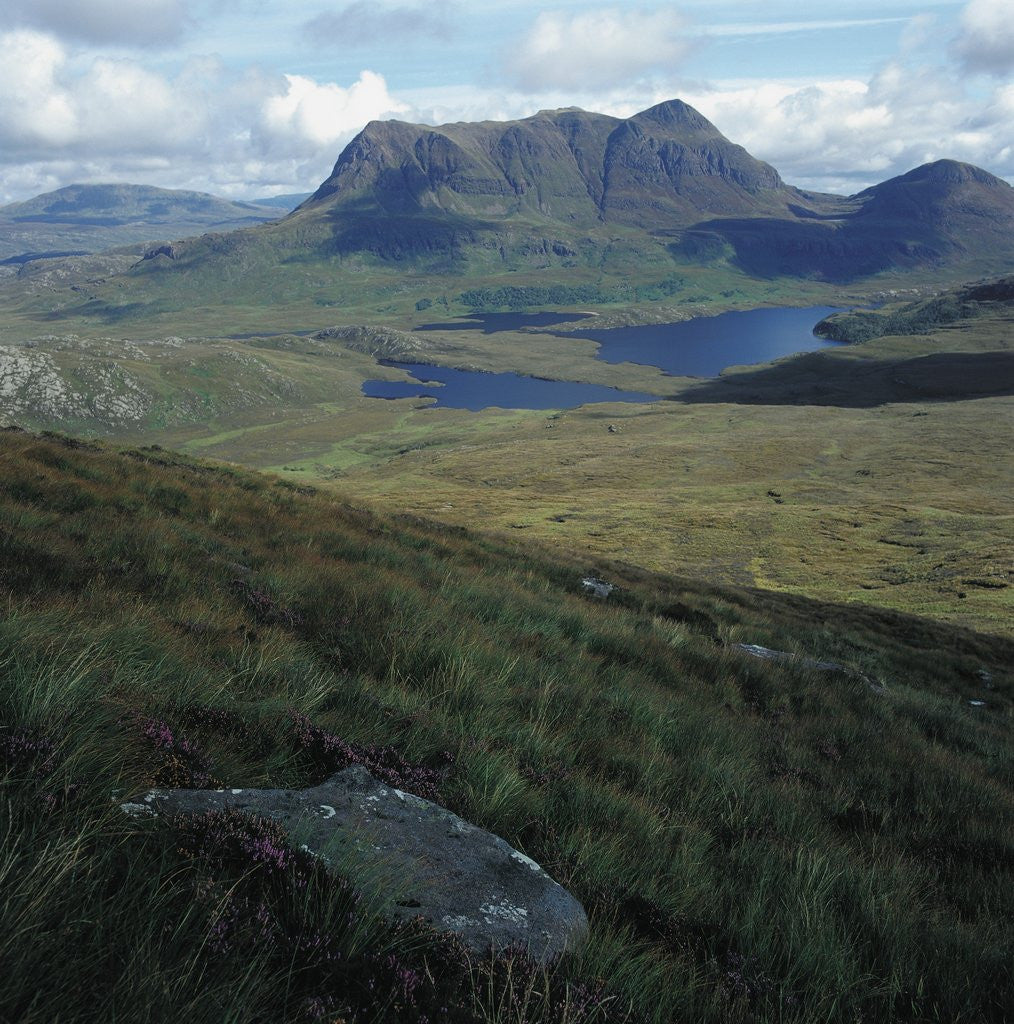 Detail of Lakes Near Cul Mor by Anonymous
