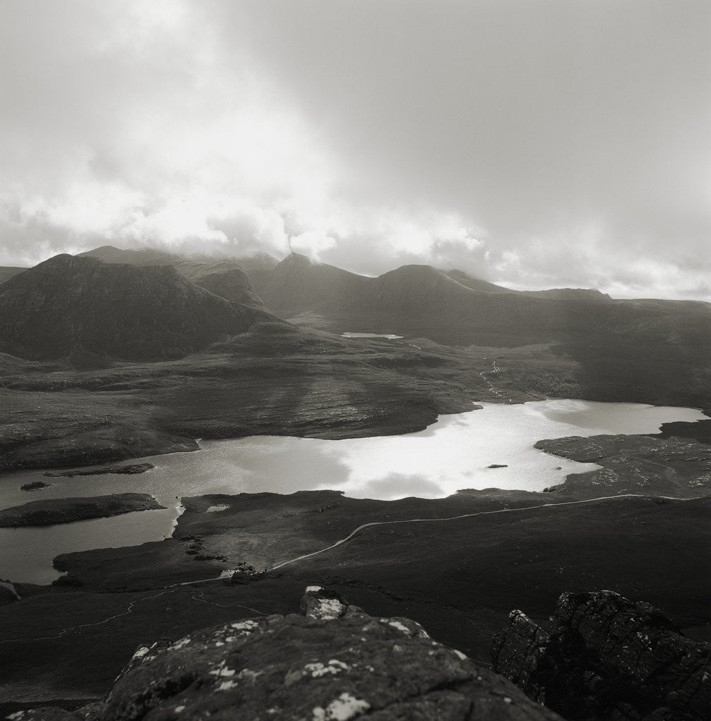 Detail of Rock Formations on Side of Stac Pollaidh above Loch Lurgainn by Anonymous