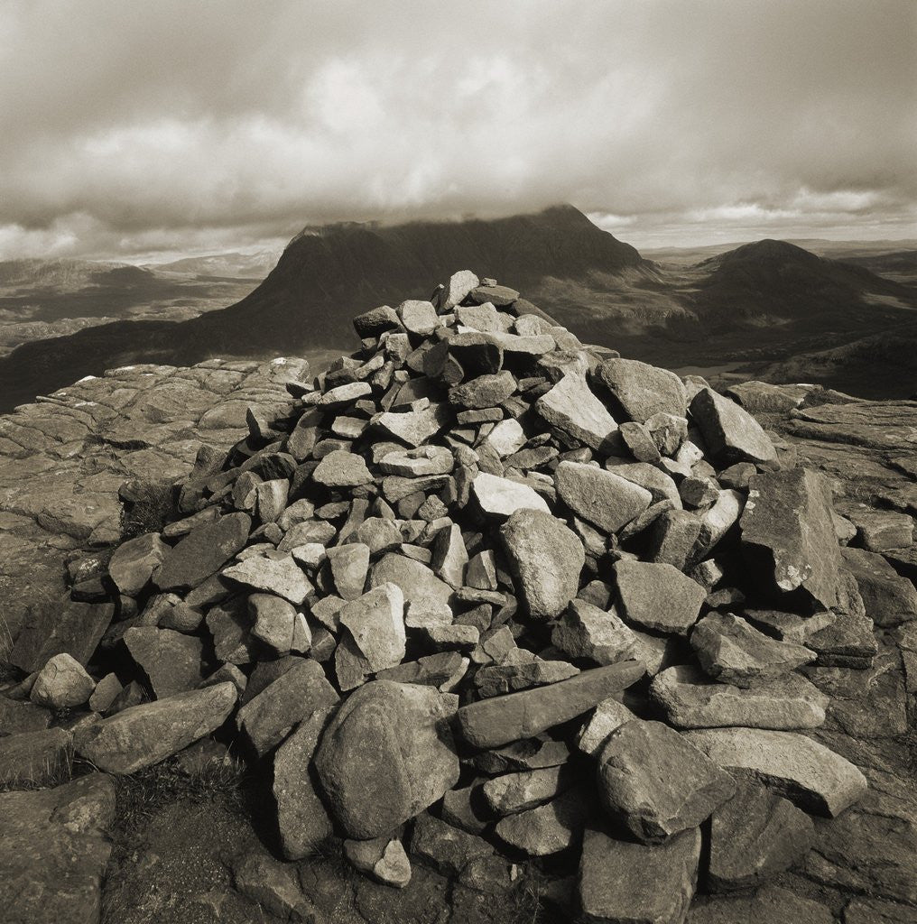 Detail of Pile of Rocks at Summit of Stac Pollaidh by Anonymous
