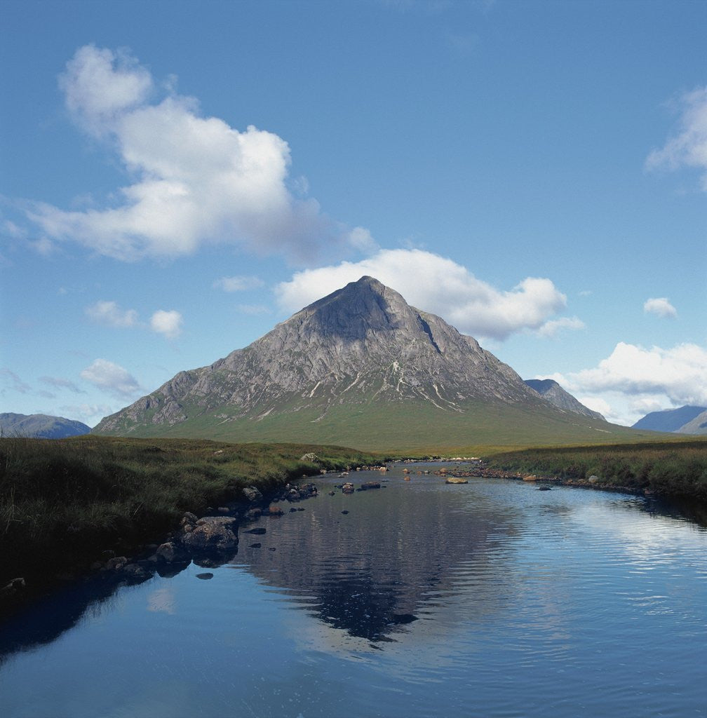 Detail of Buchaille Etive Mor Reflected in Lake by Corbis