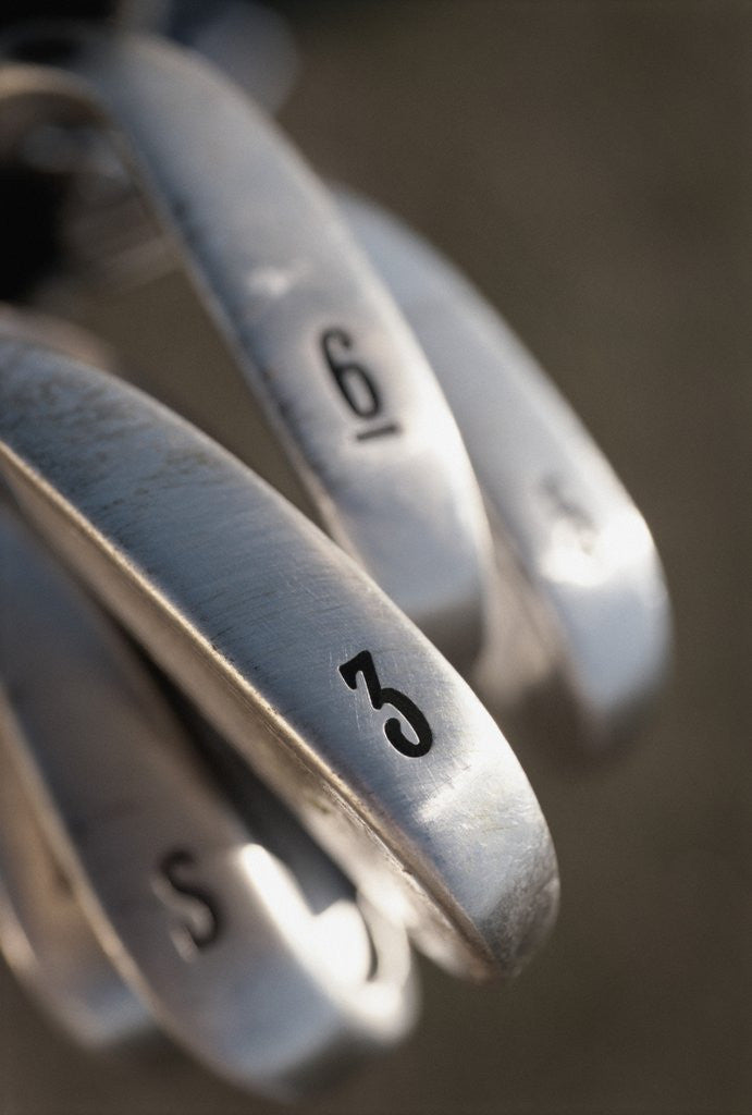 Detail of Golf Clubs by Anonymous
