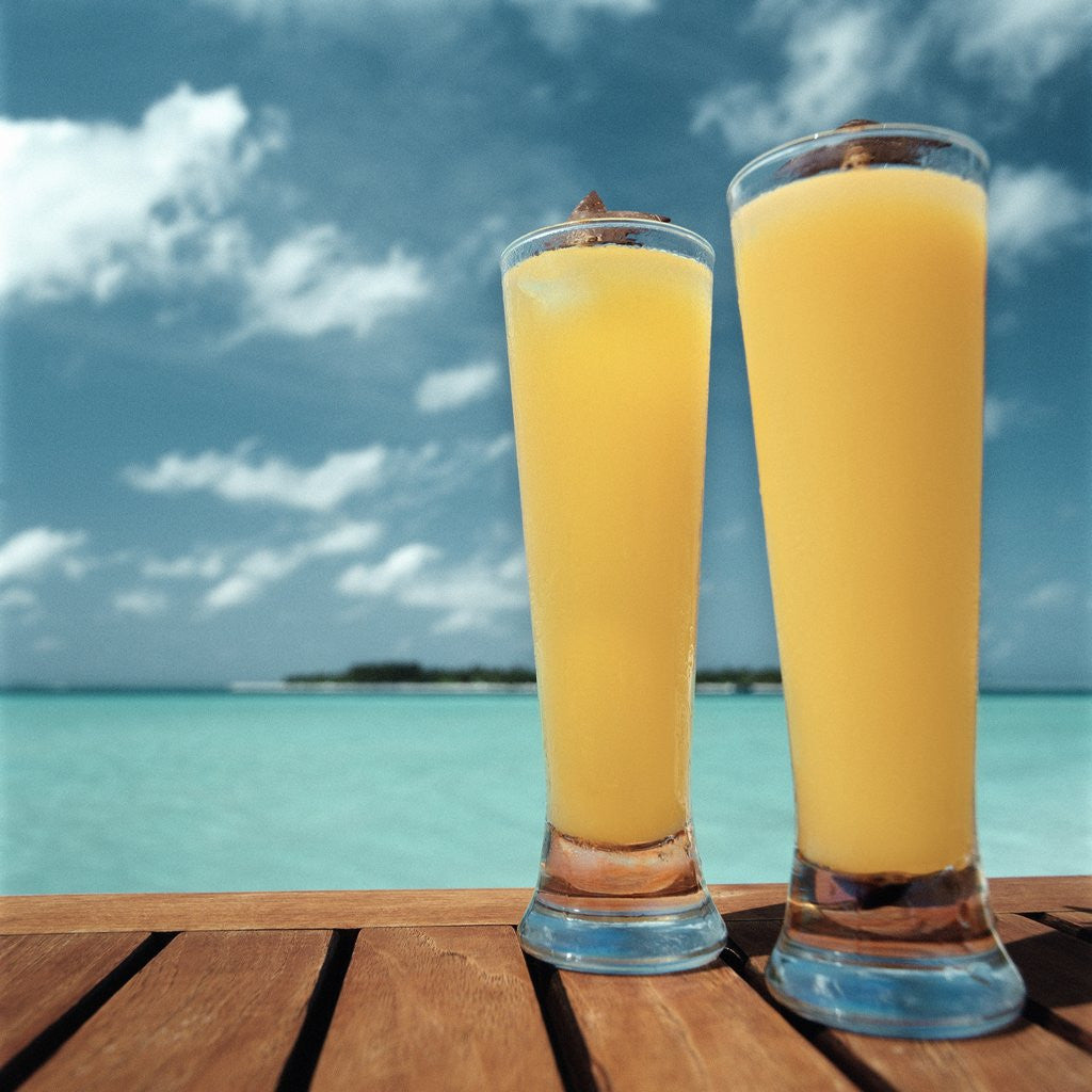 Detail of Tropical Cocktails by Anonymous