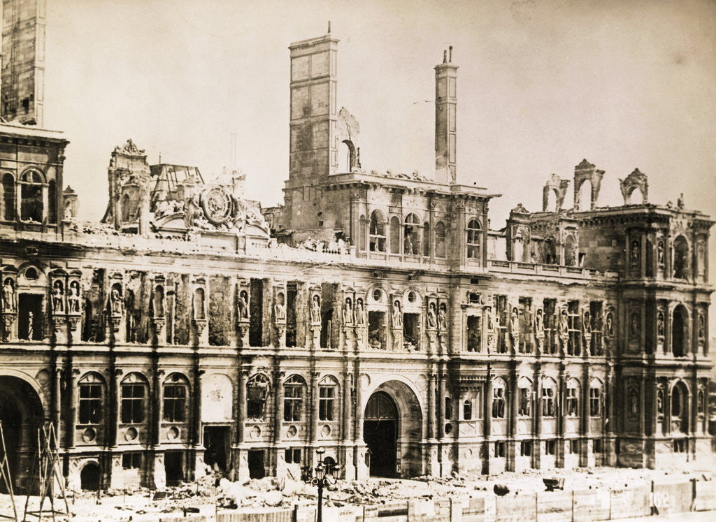 Detail of Paris after Bombardment by Anonymous
