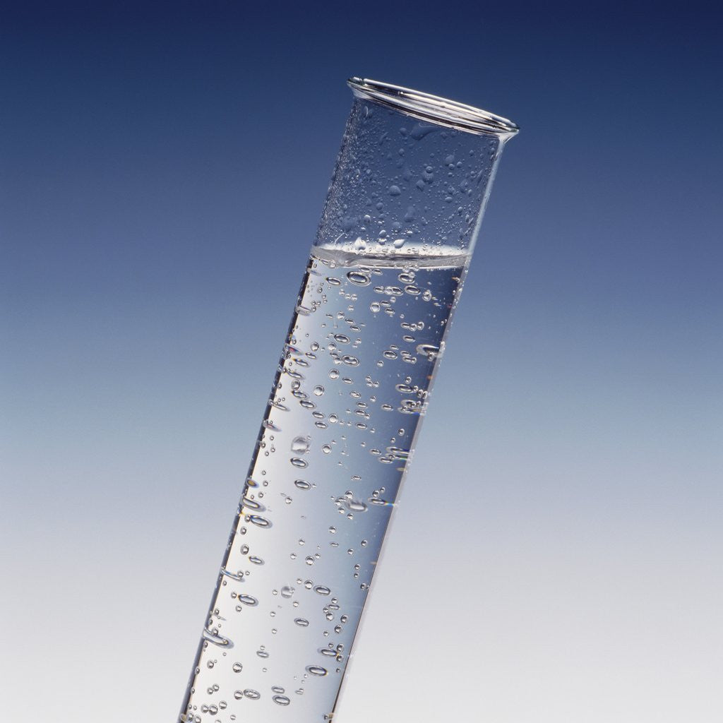 Detail of Bubbling Liquid in Test Tube by Anonymous