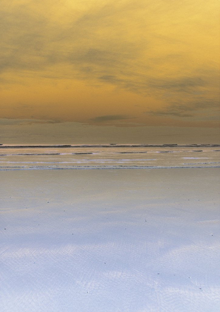 Detail of Waves Crashing onto Beach by Anonymous