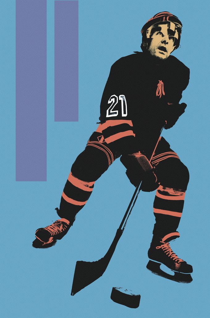 Detail of Ice hockey by Anonymous