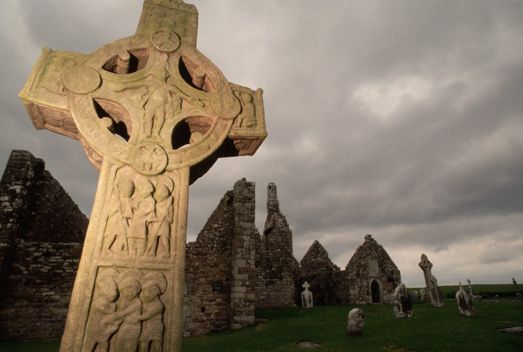 Detail of Stone Cross at Monastic Center by Anonymous