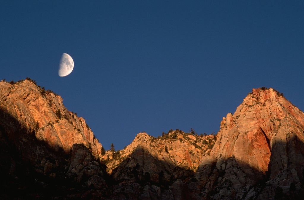 Detail of Moon over Streaked Wall Formation by Anonymous
