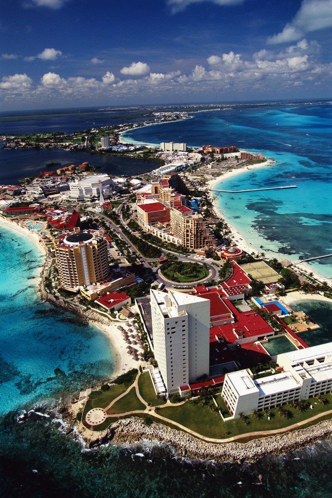Detail of Hotels in Cancun by Anonymous