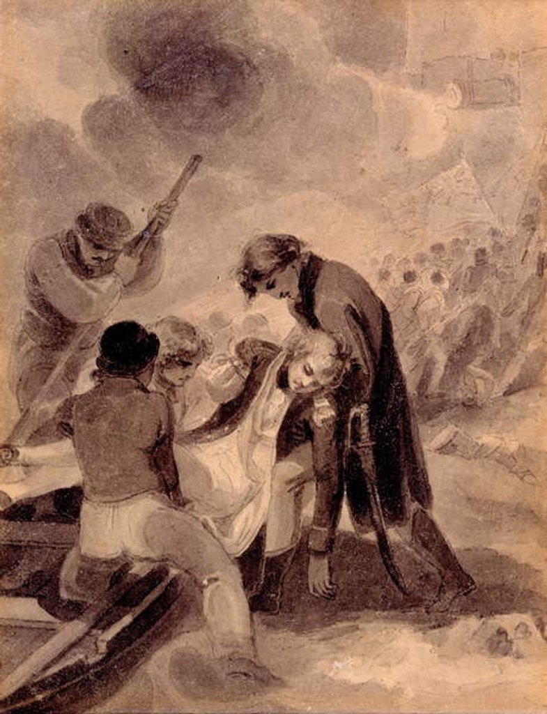 Detail of Affair of Teneriffe, 1808 by William I Bromley