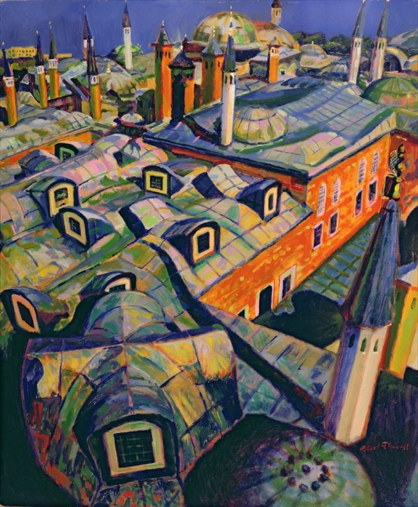 Detail of Islamic Roofs by Robert Tyndall